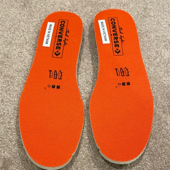 NWT Chuck 70 bright Egret/Poppy/black low top 7 (FINAL PRICE 80) - Picture 8 of 16